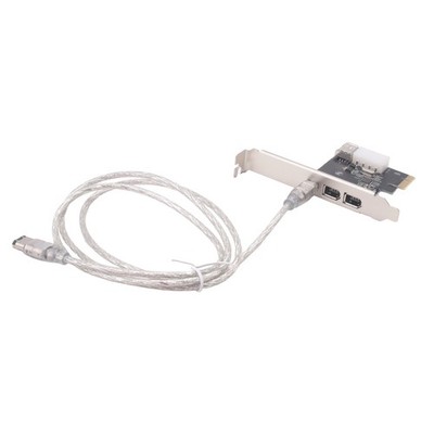 PCI-E 1X 1394 4-Port DV  Video Capture Card Firewire-Karte 800/400/200/100M2595