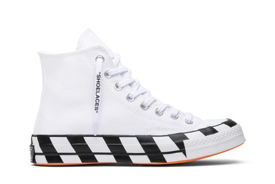 Converse Off-White x Chuck 70 'White' 163862C New Size