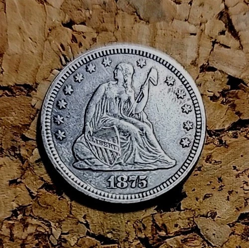Seated Liberty Quarter 1875