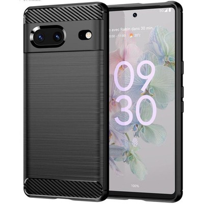 Schutzhülle für Google Pixel 7 Handy Hülle Tasche Slim Cover Case Schwarz