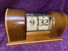 New Haven Flip clock 1930s Perseus Numeral /Stylis Timepiece 611-2471