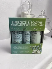 Pharm to Table Aromatherapy Body Care Eucalyptus Spearmint Cucumber Set Shower