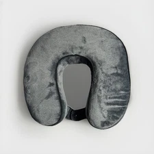 Memory Foam U Shaped Travel Sleep Pillow Head Back Neck Support Cushion Gray