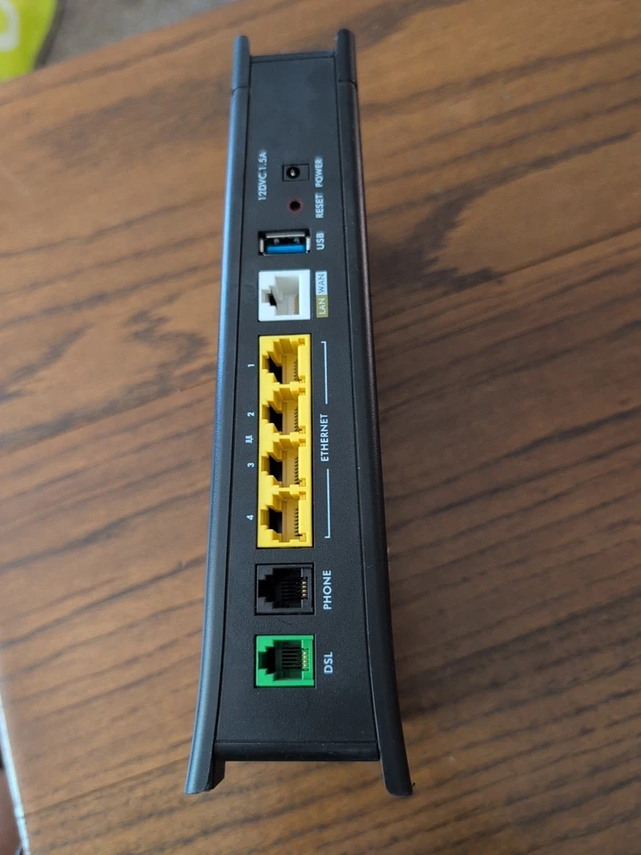 Router módem WiFi CenturyLink C1100Z ZyXel inalámbrico 802.11n Foto 4 de 4