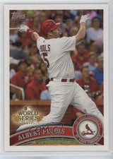 2011 St Louis Cardinals World Series Champions Hanger Pack Albert Pujols 0t2