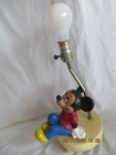 MICKEY MOUSE TABLE LAMP/NIGHT LIGHT with 3 Way Lighting Work's,DISNEY VTG 1960's — photo 3