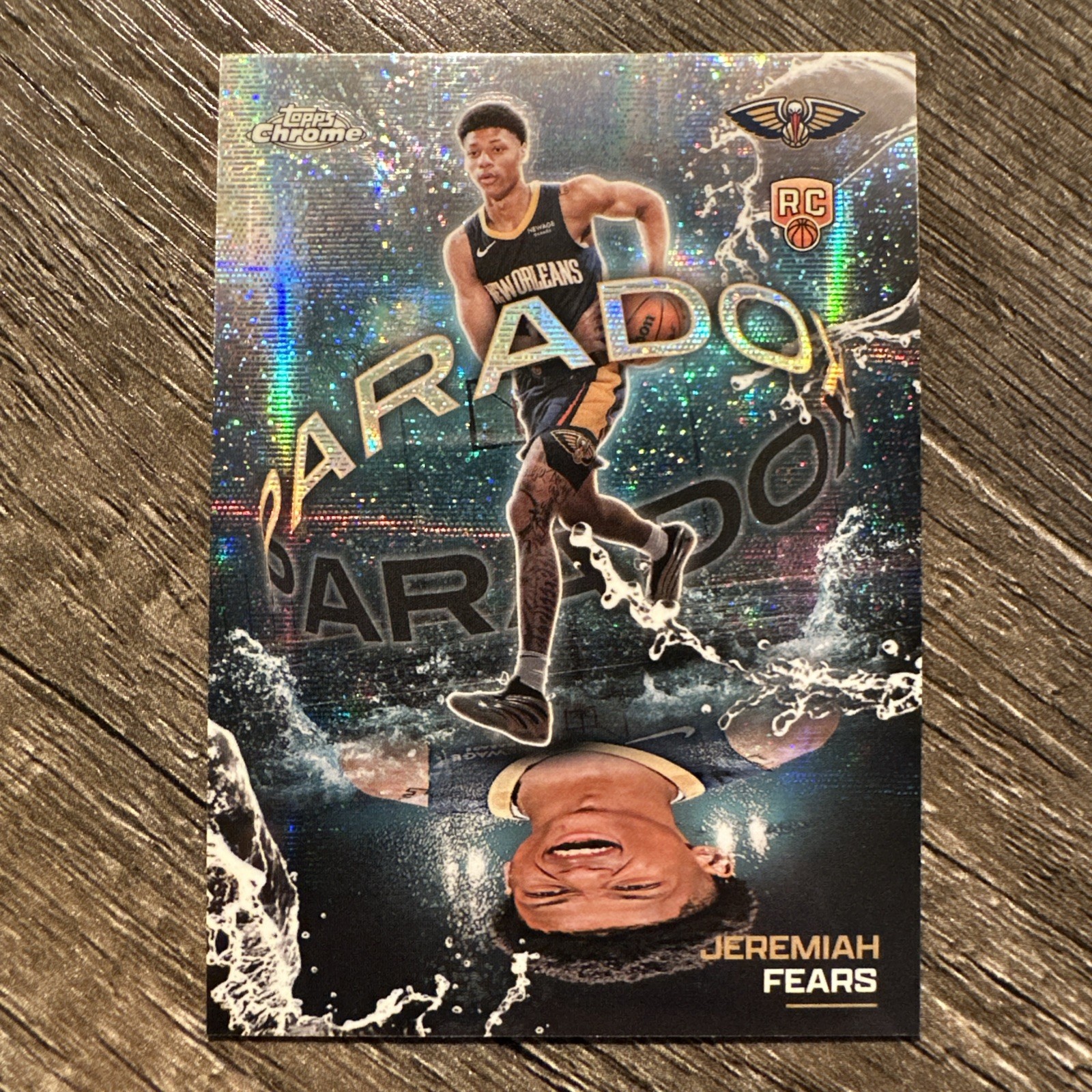 Jeremiah Fears 2025-26 Topps Chrome #PX-27 Paradox Rookie RC Pelicans Case Hit