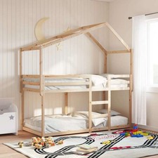 Image of Bunk Bed without Mattress 80x200 cm Solid Wood Pine