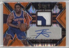 2022-23 Panini Select FOTL Neon Orange Pulsar Prizm 25/30 Trevor Keels Auto 8d9