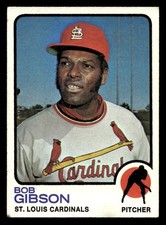 1973 Topps #190 Bob Gibson St. Louis Cardinals HOF EX-EXMINT+ NO RESERVE!