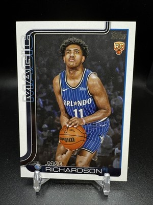2025 Topps Basketball Card #225 Jase Richardson Rookie RC Magic | eBay