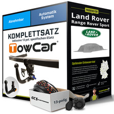 Für LAND ROVER Range Rover Sport III L461 Anhängerkupplung abn +eSatz 13pol 22-