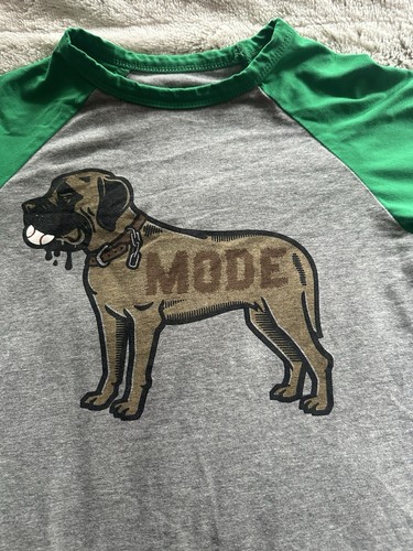 Baseballism Beast Mode Gray & Green Yourh T-Shirt 5T - Picture 2 of 5