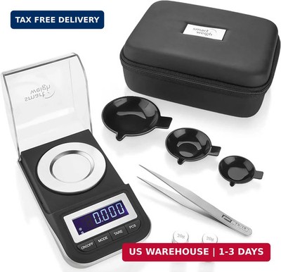 Smart Weigh 50g x 0.001 Grams, Premium High Precision Digital Milligram Scale, I