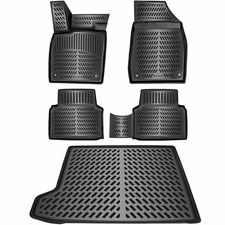 3D Gummimatten & Kofferraumwanne Set für KIA EV-6 ab 2021 EV6 |Zubehör Fußmatten