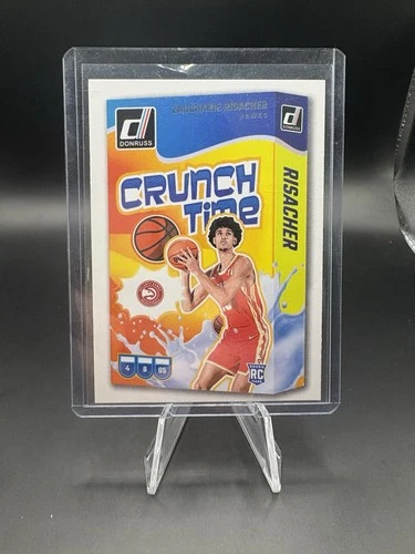 2024-25 Panini Donruss - Crunch Time Zaccharie Risacher #1 (RC)