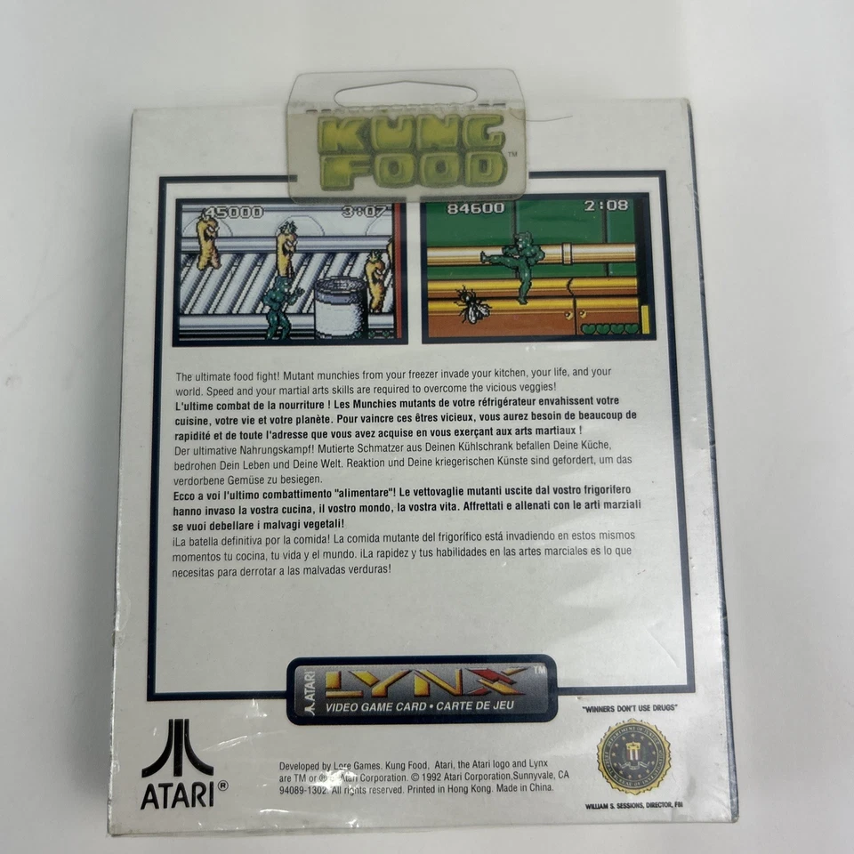 Kung Food (Atari Lynx, 1992) Factory New game - Image 2 of 4