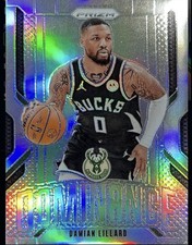 Panini Prizm 2024-25 Damian Lillard Milwaukee Bucks Dominance Insert #3
