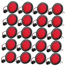 Pcs 4 Inch Round LED Tail Trailer Lights, 10 LED Trailer Marker Lights 16