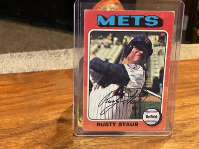 1975 Topps #90 Rusty Staub New York Mets EX