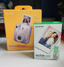 NEW instax mini 12 Instant Film Camera with Fujifilm - Lilac Purple NIB