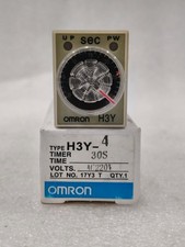 OMRON H3Y-4 TIMER TIMING 0,5S-30S SPANNUNG 22...