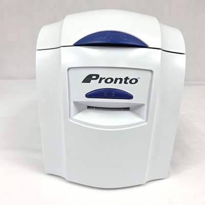 Magicard Pronto ID Card Printer 3649 0001 Dye Sublimation 300 DPI Single Sided