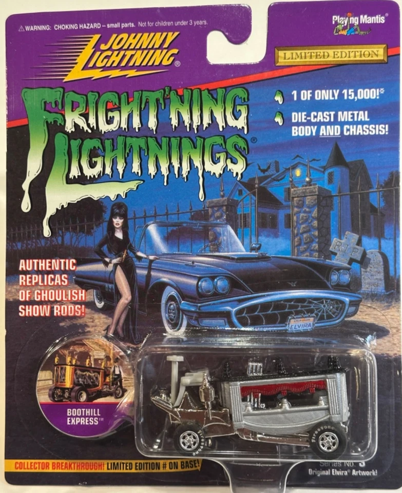 1997 JOHNNY LIGHTNING FRIGHTNING LIGHTNINGS, SERIES 3, SET OF 7 CARS - Image 2 of 4