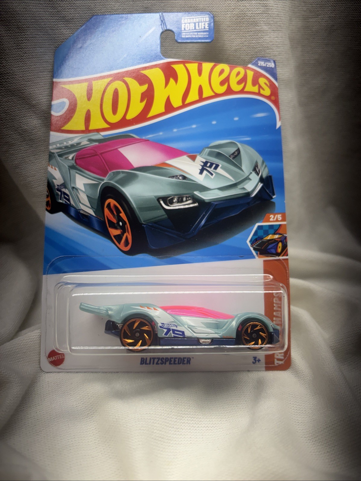 Hot Wheels 2025 BlitzSpeeder Blue 215/250 HW Track Champs 2/5