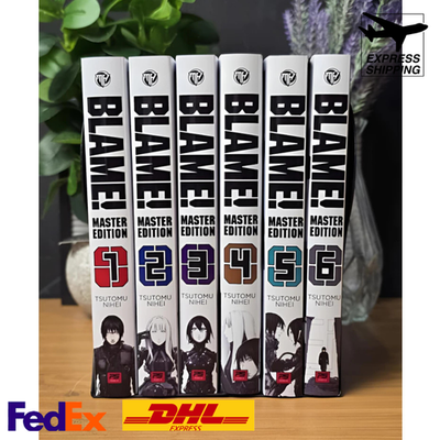 Blame! Master Edition Manga Vol. 1-6 Full Set English Ver Comic