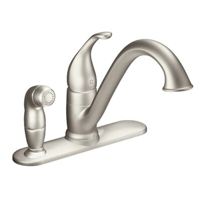 Moen 7835SRS Camerist Spot Resistant Kitchen Faucet - Stainless sink