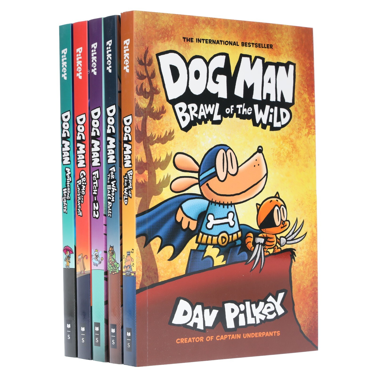 Dog Man 6-10: The Supa Buddies Mega Collection 5 Books Set - Ages 6-12 - PB