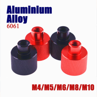 Aluminum Alloy Knurled Thumb Blinde Hole Nuts Hand Grip Knobs M4/M5/M6/M8/M10