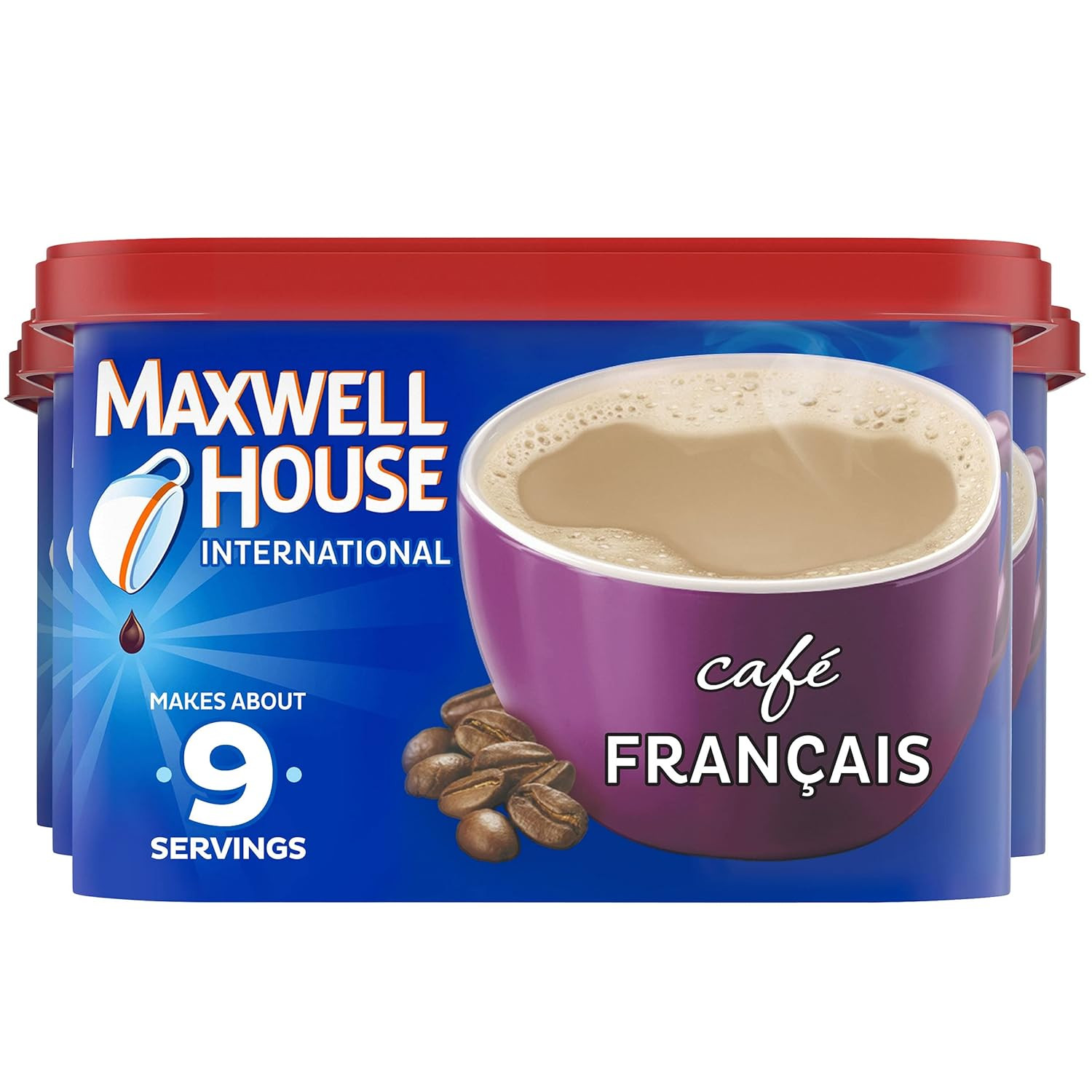 Maxwell House International Café Francais Café-Style Instant Coffee Beverage Mix