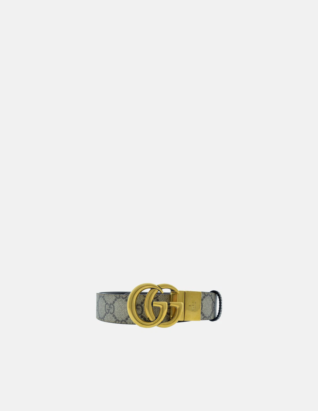 Cinturón Gucci GG Reversible Monograma Supreme y Marrón Talla 85 Nuevo