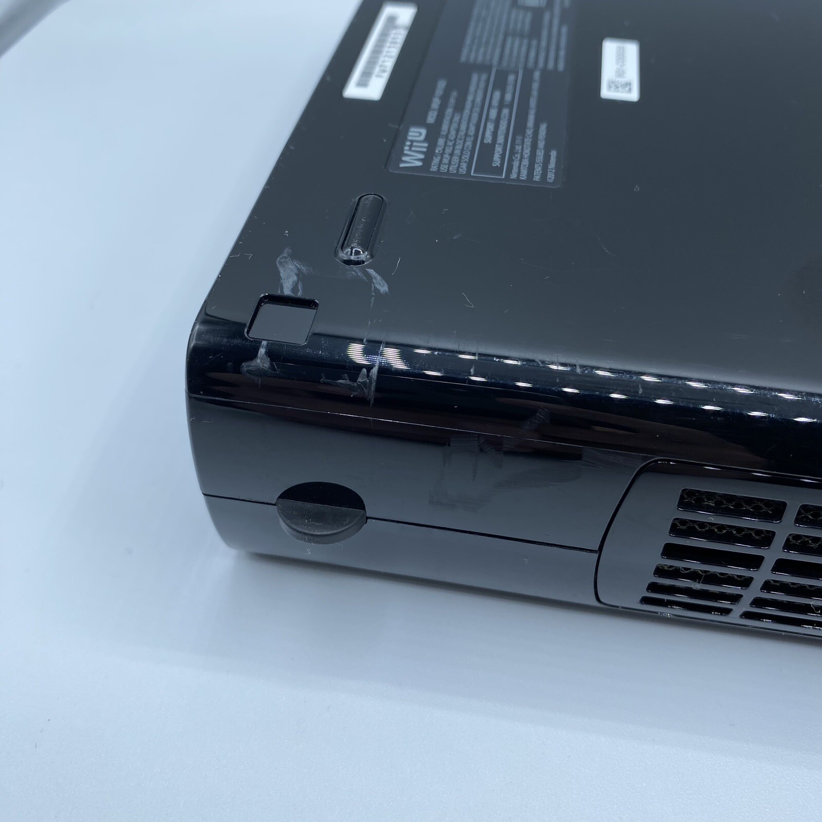 Nintendo Wii U Black 32GB System Console Only For Parts or Repair HDMI