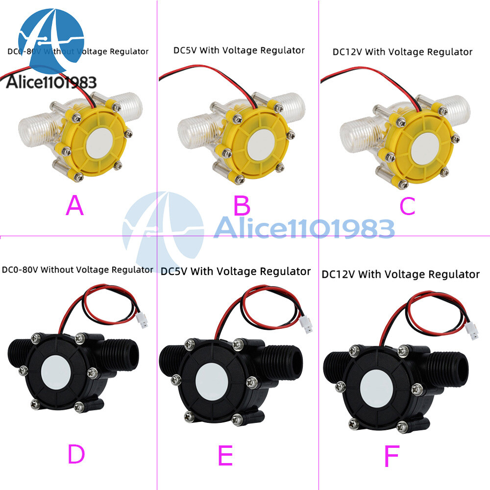 Water Flow Pump Micro Hydro Generator Turbine Flow Hydraulic Power Energy