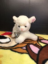 VGUC-VINTAGE- 9  Russ Berrie Tinker Sheep Lamb Plush w/ Bell Cream Stuffed