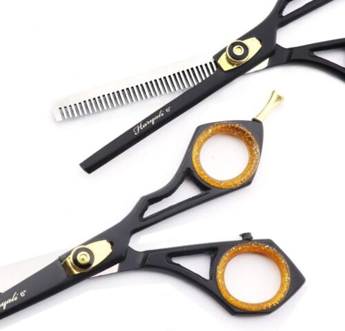 6-Zoll-Profi-Friseurscheren-Set Haarschneide und Effilierschere stilvoller Griff - Bild 5 von 6