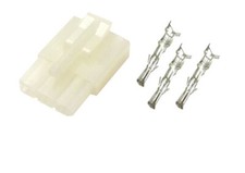 3-Pin TAMIYA male connector crimp terminal pin for Ni-CD Ni-MH RC Battery 20 set