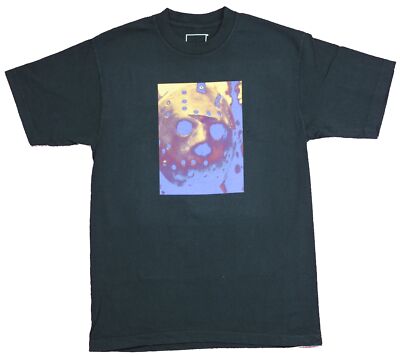 Friday the 13th Adult New T-Shirt - Jason Mask Front They were Warned Back
