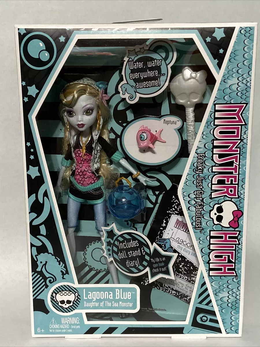 Monster High 2009 Signature LAGOONA BLUE & NEPTUNA 1st Wave/Issu  Doll_P2673_NRFB