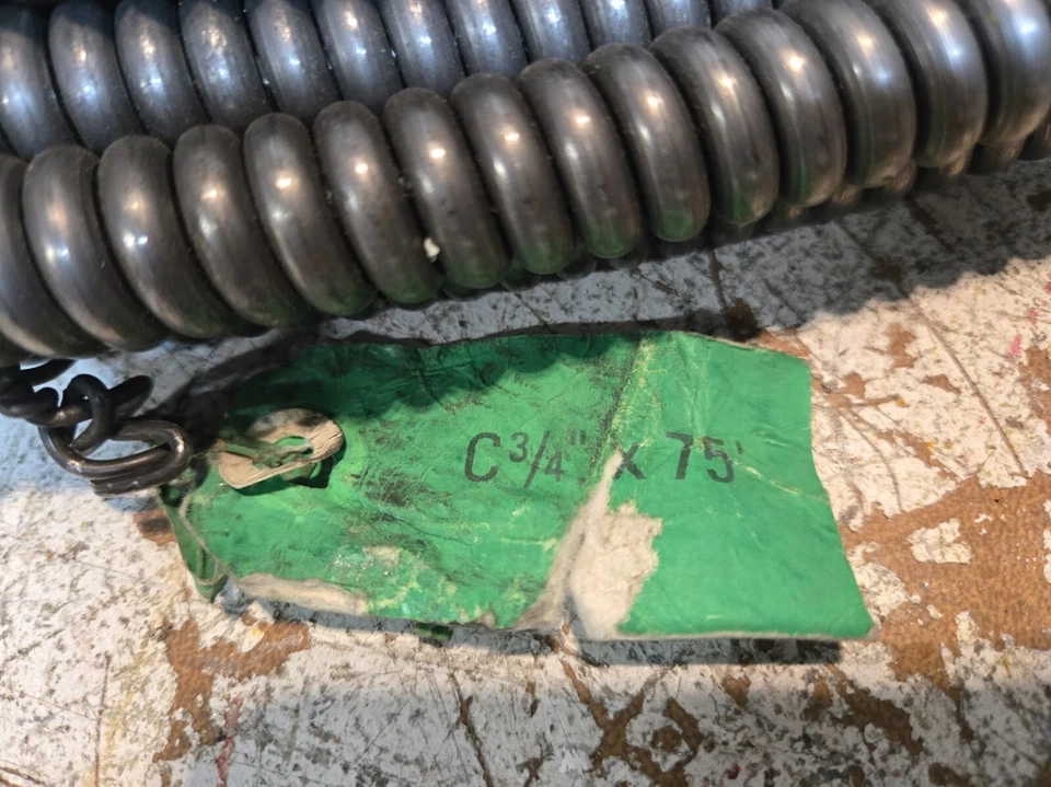 Drain Cleaning Cable 3/4" Diameter 75' Length - Image 2 of 4