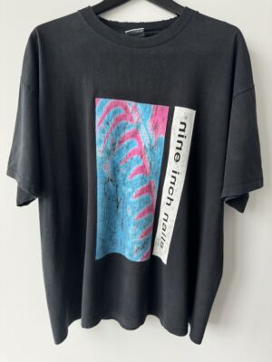 NINE INCH NAILS 1990 PRETTY HATE MACHINE VINTAGE T SHIRT QT1253 | eBay