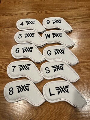 [MAGNETIC] PXG Iron Head Cover 10Pcs 4-W, G, S, L (White)