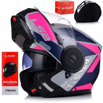 Motorradhelm | LS2 FF902 SCOPE II P/J | Klapphelm + PINLOCK 70 + Blendscheibe