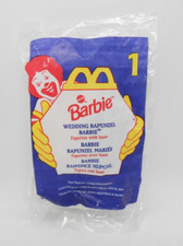 Wedding Rapunzel Barbie Figurine with Base Mattel McDonalds Happy Meal Toy 1996