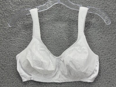 Bra Playtex 18 Hour Ultimate Lift Support WF White US4745 MSRP $36.00 Size 36D