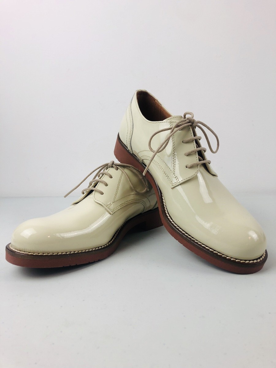 Gh Bass White Nubuck Shoes Men's Bass Oxfords In White, Size