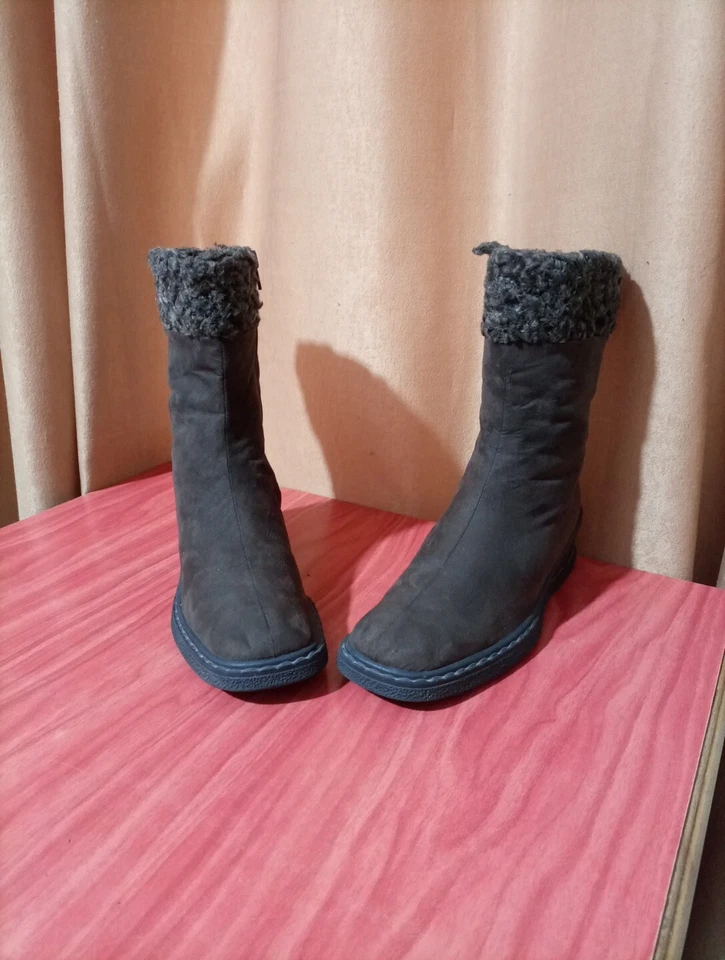 Sympatex Rohde коричневый короткие ботинки с подкладкой на танкетке молнии размер 5 Великобритании, 7 США ЕС 38Германия - Изображение 3 из 4